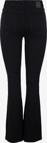 PIECES Flared Jeans 'Peggy' in Black