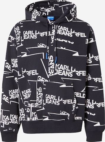 KARL LAGERFELD JEANSSweater majica - crna boja: prednji dio
