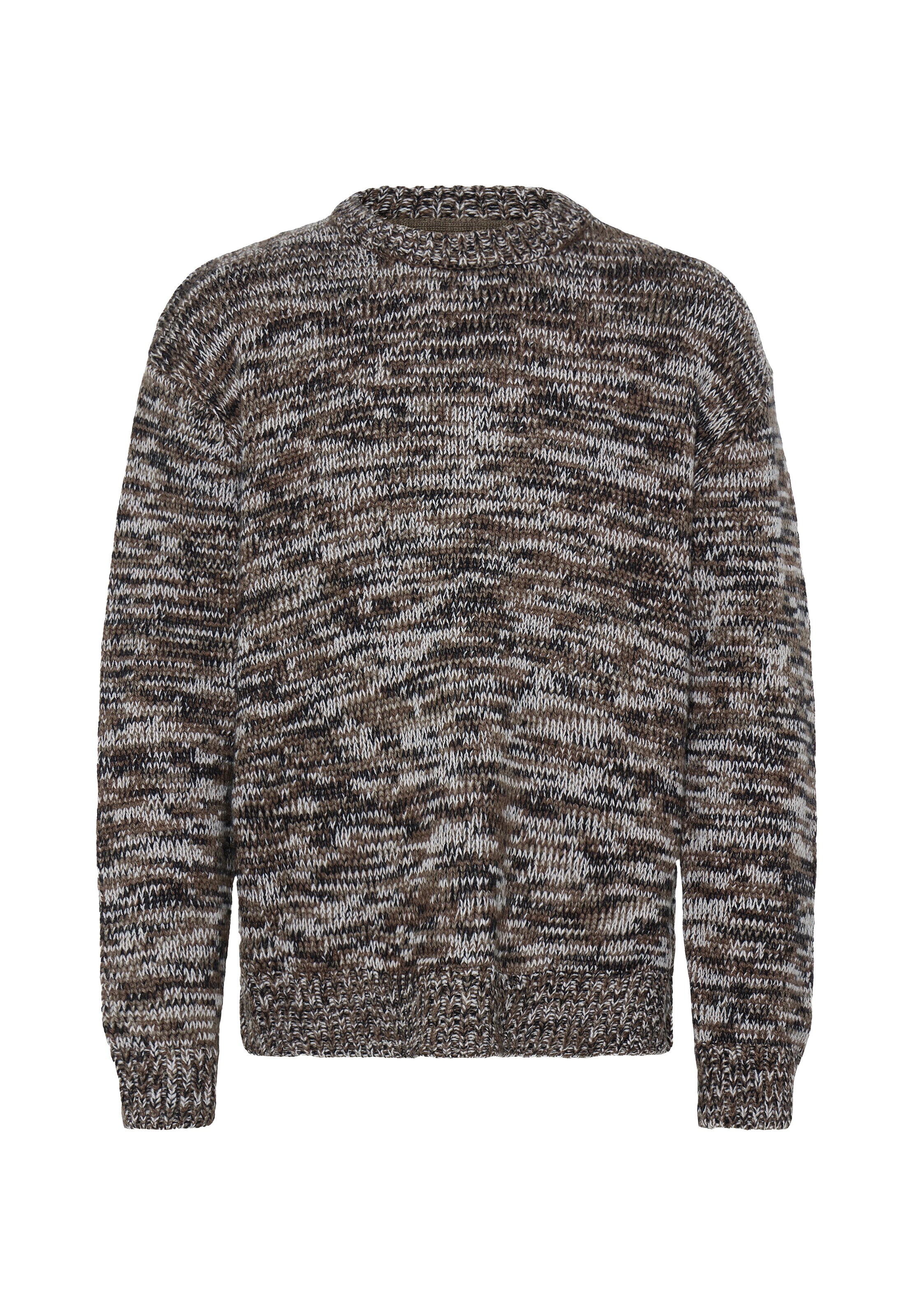 !Solid Pullover 'SDWINGATE' in S in khaki / schwarz / offwhite, Produktansicht