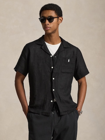 Polo Ralph Lauren Regularny krój Koszula 'CLADY' w kolorze czarny: przód