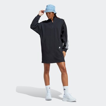 ADIDAS SPORTSWEAR Sportovní šaty 'Future Icons 3-Stripes' – černá: přední strana