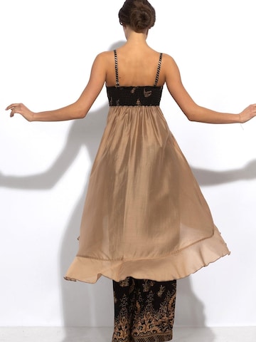 Tunique 'GOLDEN STRIPES' JIORO en marron