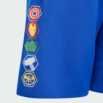 ADIDAS SPORTSWEAR Board Shorts 'Marvel's Avengers' in Blue
