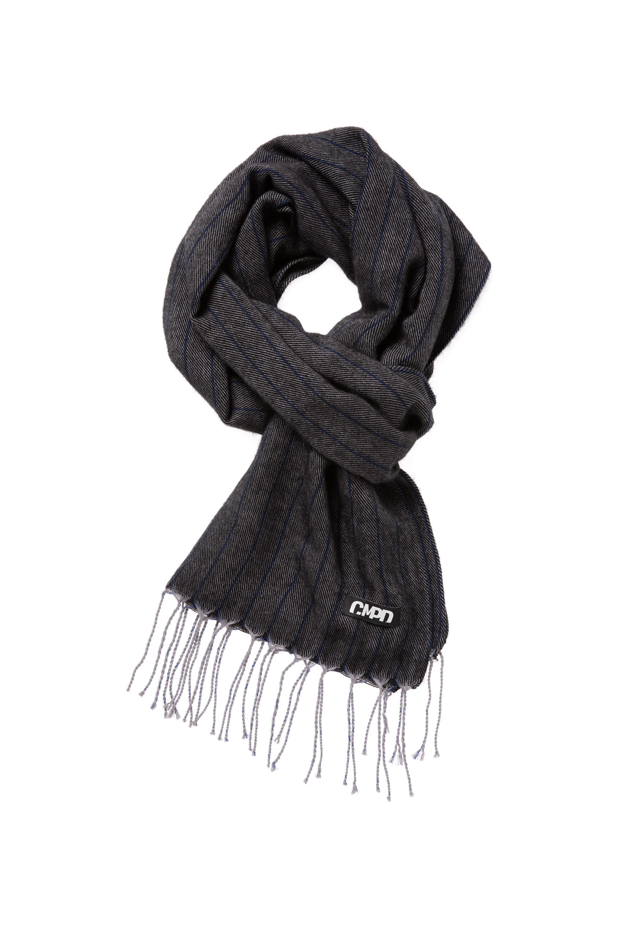 CMPD Schal in Grau: Vorderseite