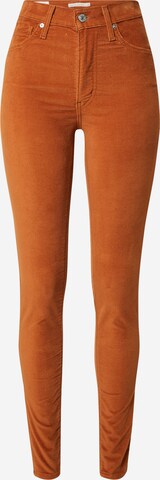 LEVI'S ® Skinny Jeans 'Mile High Super Skinny' in Brown: front