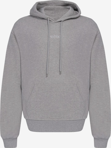Ossy Homer Sweatshirt '450 GSM Oversize Hoodie – Kapuzenpullover' in Grey: front