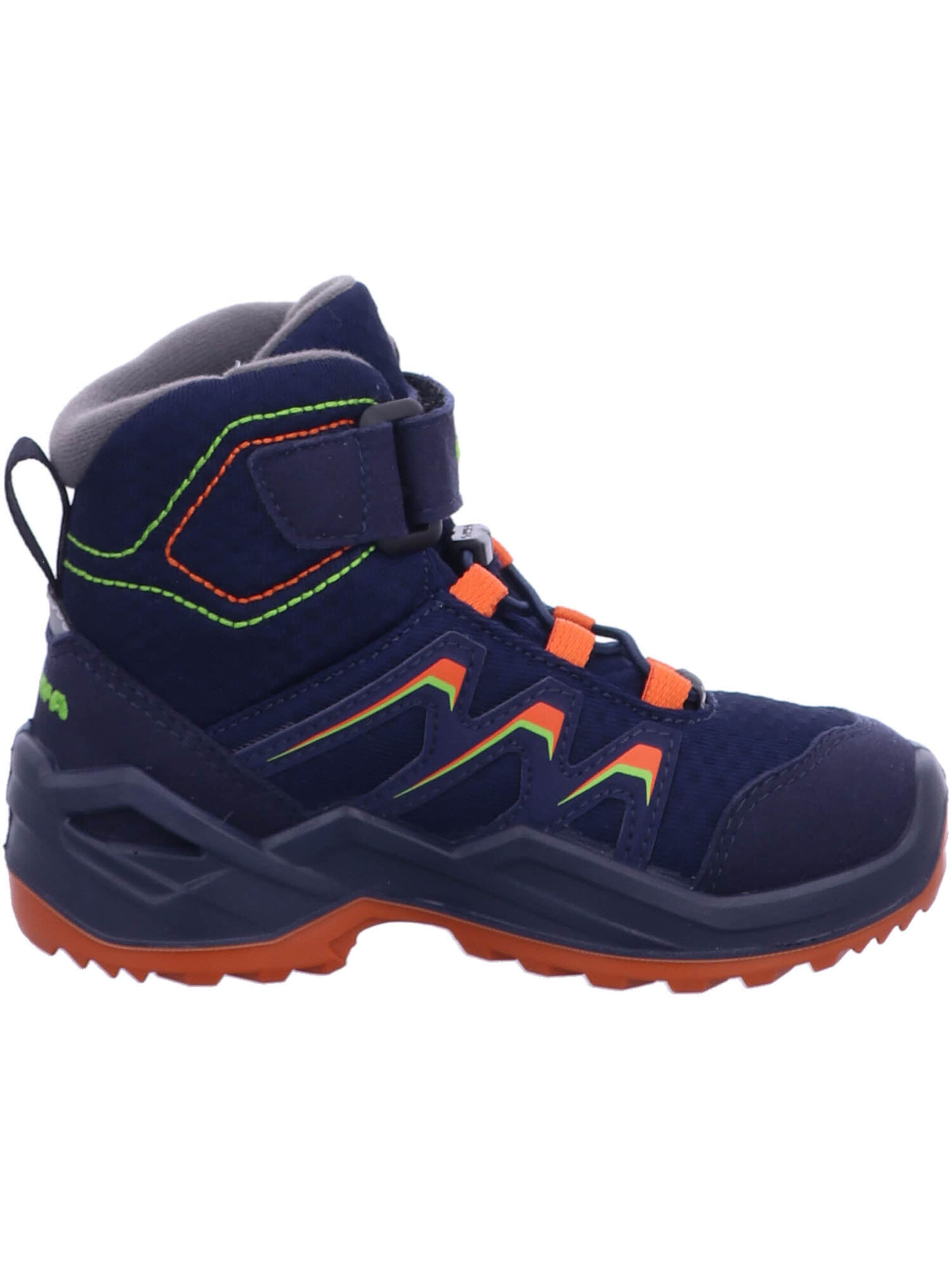LOWA Boots 'Maddox Warm GTX Mid Jr' in Blue