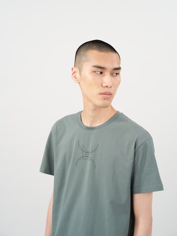 Cørbo Hiro T-Shirt 'Ronin' in Grün