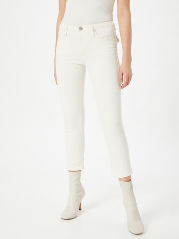 True Religion Slimfit Jeans 'CORA' in Wit: voorkant