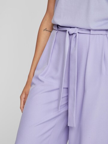 VILA Wide leg Pants 'Scarly' in Purple