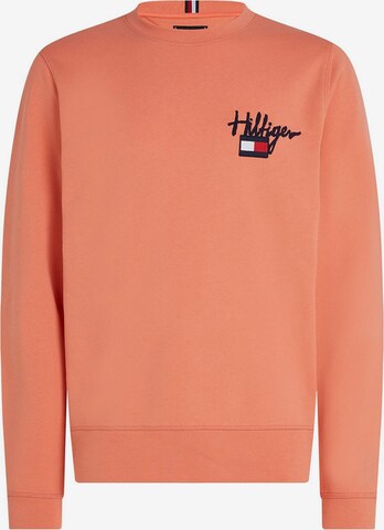 TOMMY HILFIGER Sweatshirt in Orange: predná strana