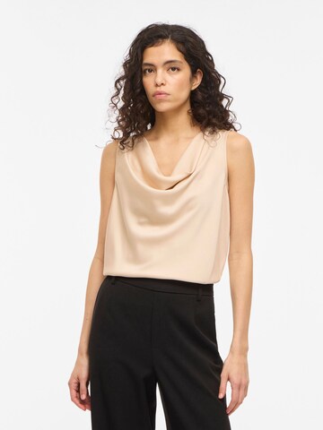 VILA - Top en gris: frente