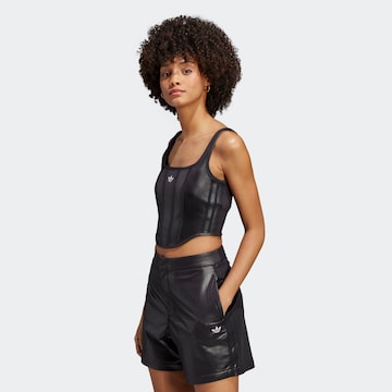 ADIDAS ORIGINALS Τοπ 'Corset' σε μαύρο: μπροστά