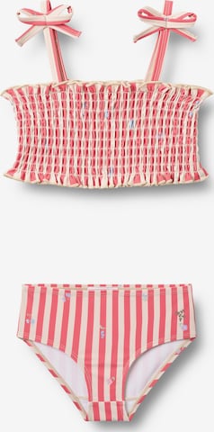 WHEAT - Bandeau Biquíni 'Carla' em vermelho: frente