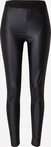 Versace Jeans Couture Skinny Leggings in Zwart: voorkant