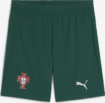 Pantalon de sport 'Portugal 2025' PUMA en vert : devant