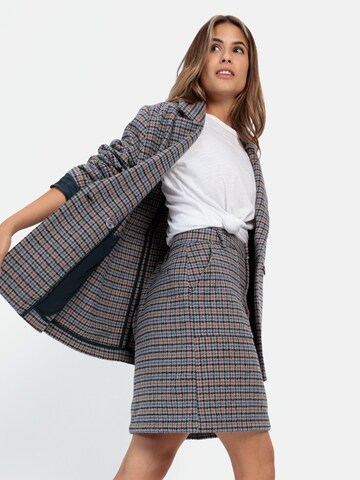 CAMEL ACTIVE Rock mit kariertem Muster in Blau