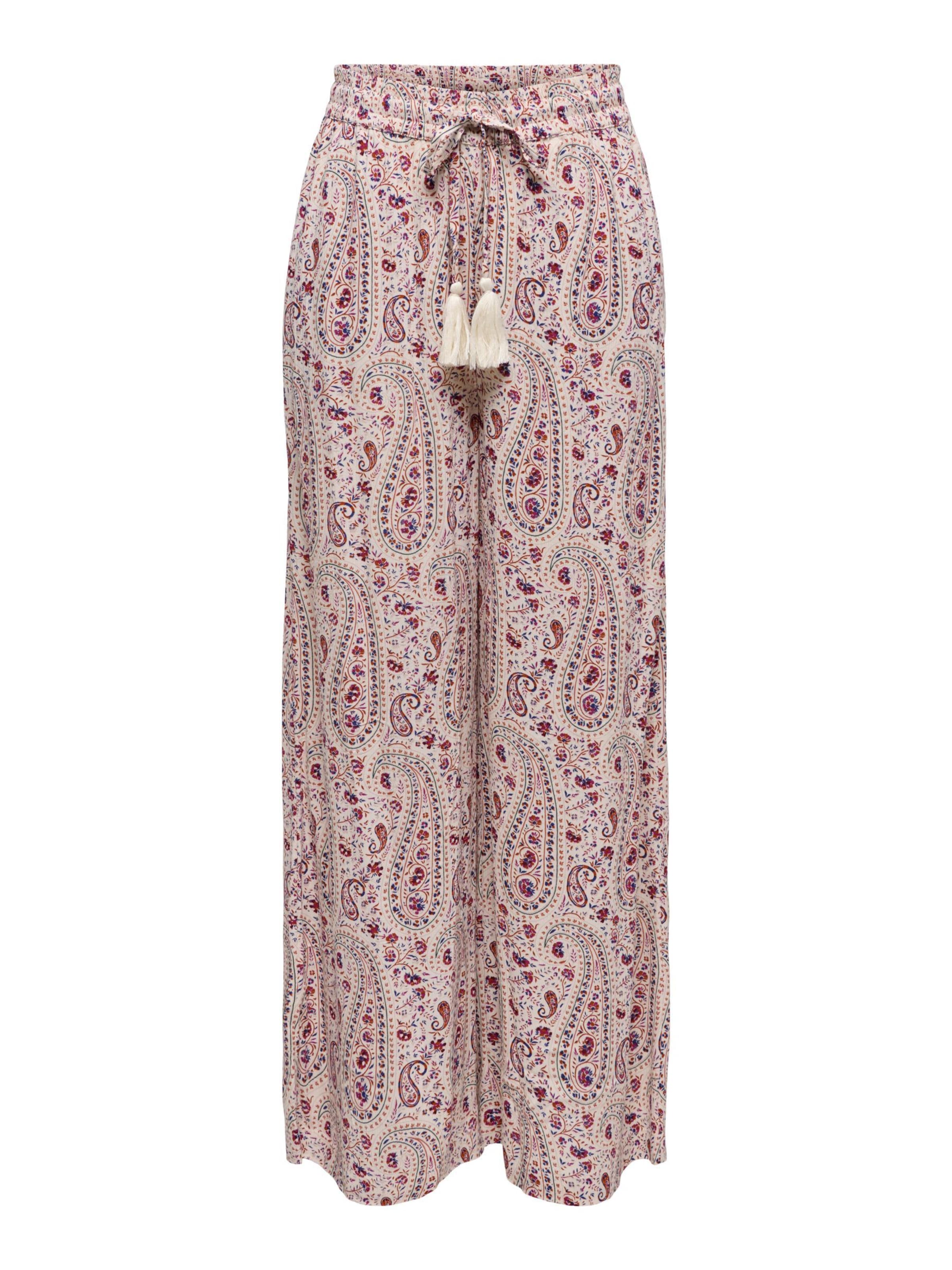 JDY Pants 'JDYBree' in Beige: front