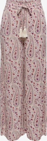 JDY Wide Leg Bukser 'JDYBree' i beige: forside