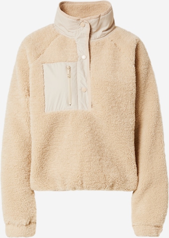 Cotton On Athletic fleece jacket 'EXPLORER' in Beige: front