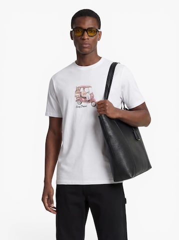 Only & Sons - Camiseta 'ONSMAX SCOOTER' en blanco: frente