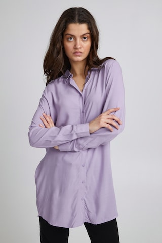 ICHI Blouse 'IHMAIN' in Lila: voorkant