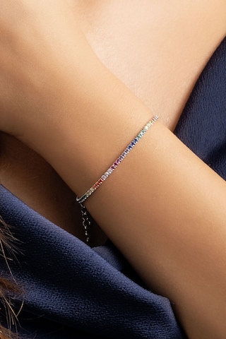 So Chic Bracelet in Silver: front