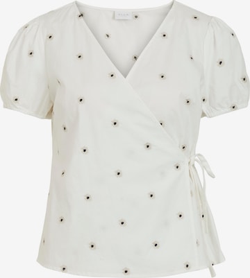 VILA Shirt 'Ditsy' in Wit: voorkant