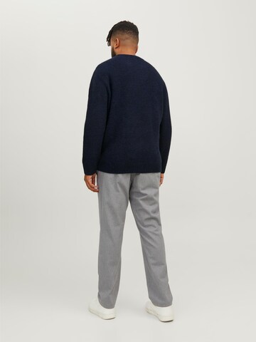 Jack & Jones Plus Sweater 'OLLIE' in Blue