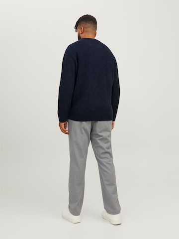 Jack & Jones Plus Sweater 'OLLIE' in Blue