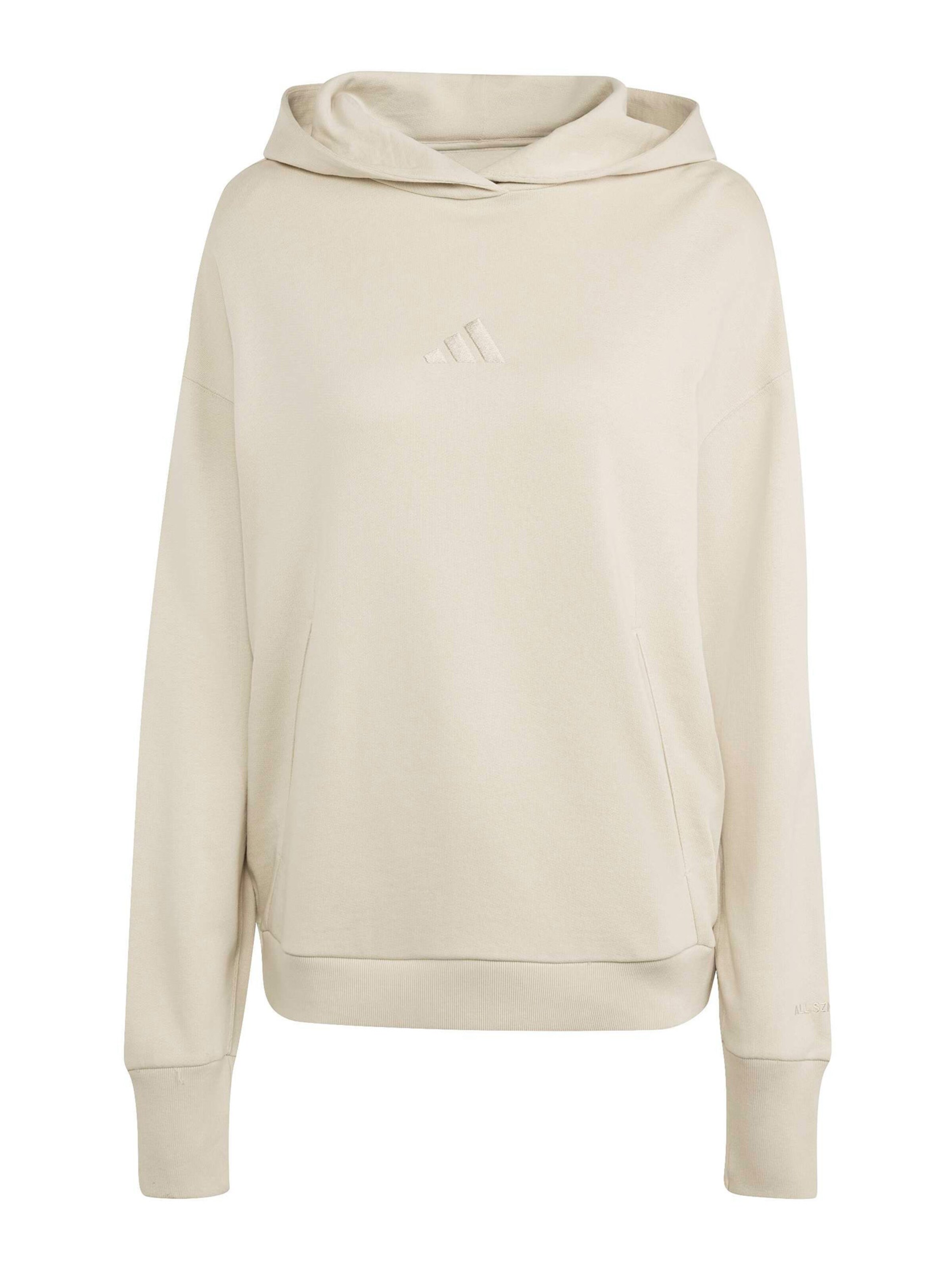 ADIDAS SPORTSWEAR Αθλητική μπλούζα φούτερ 'ALL SZN' σε μπεζ: μπροστά