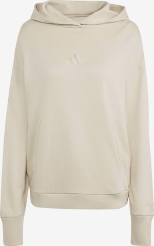 ADIDAS SPORTSWEAR Sportsweatshirt 'ALL SZN' in Beige: Vorderseite