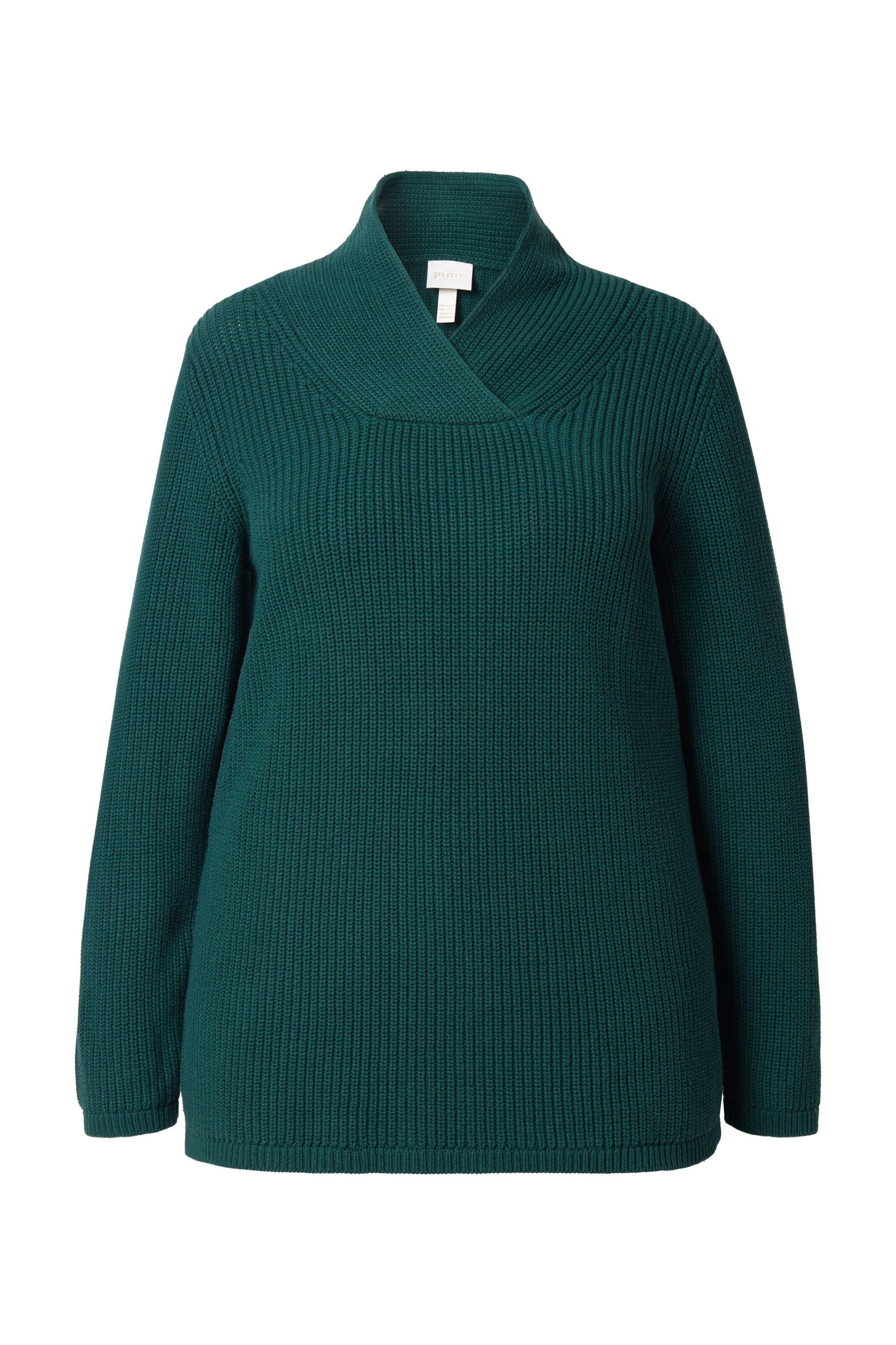 Ulla Popken Trui in Groen: voorkant