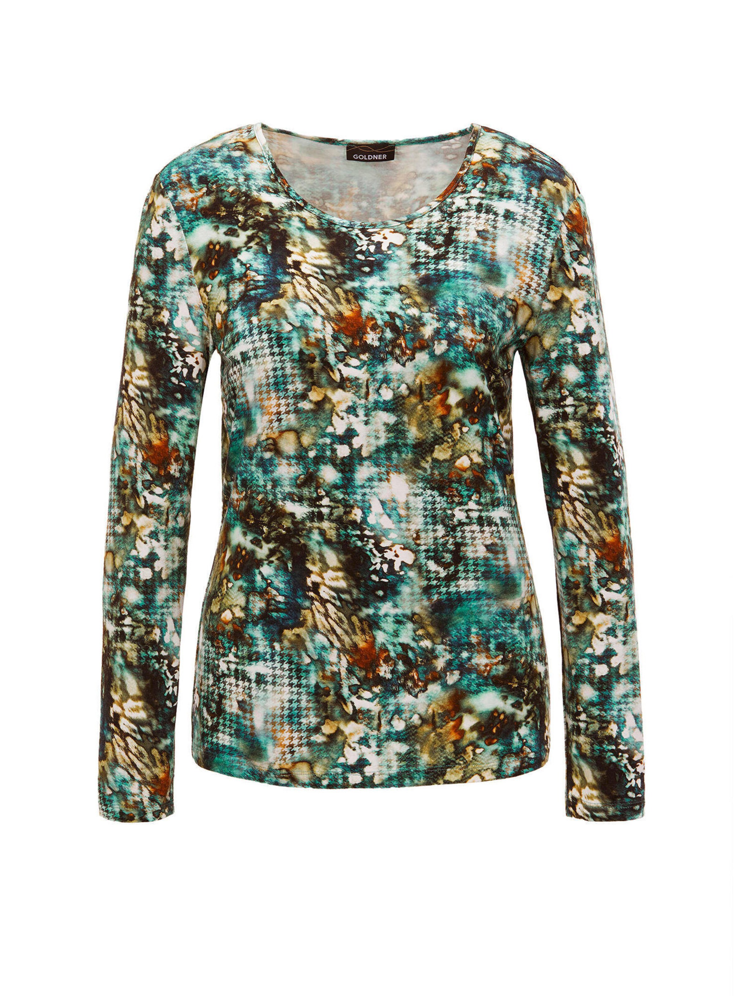 Goldner Shirt in Groen: voorkant