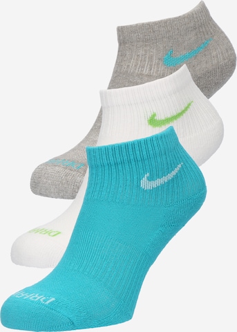 NIKE - Meias de desporto 'Everyday Plus' em azul: frente