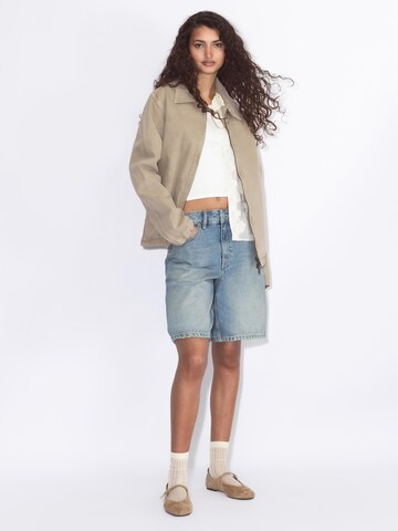 Dr. Denim Loosefit Jeans 'Asra Shorts'‌ in Blau
