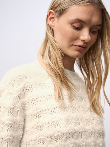 STREET ONE Sweter w kolorze beżowy