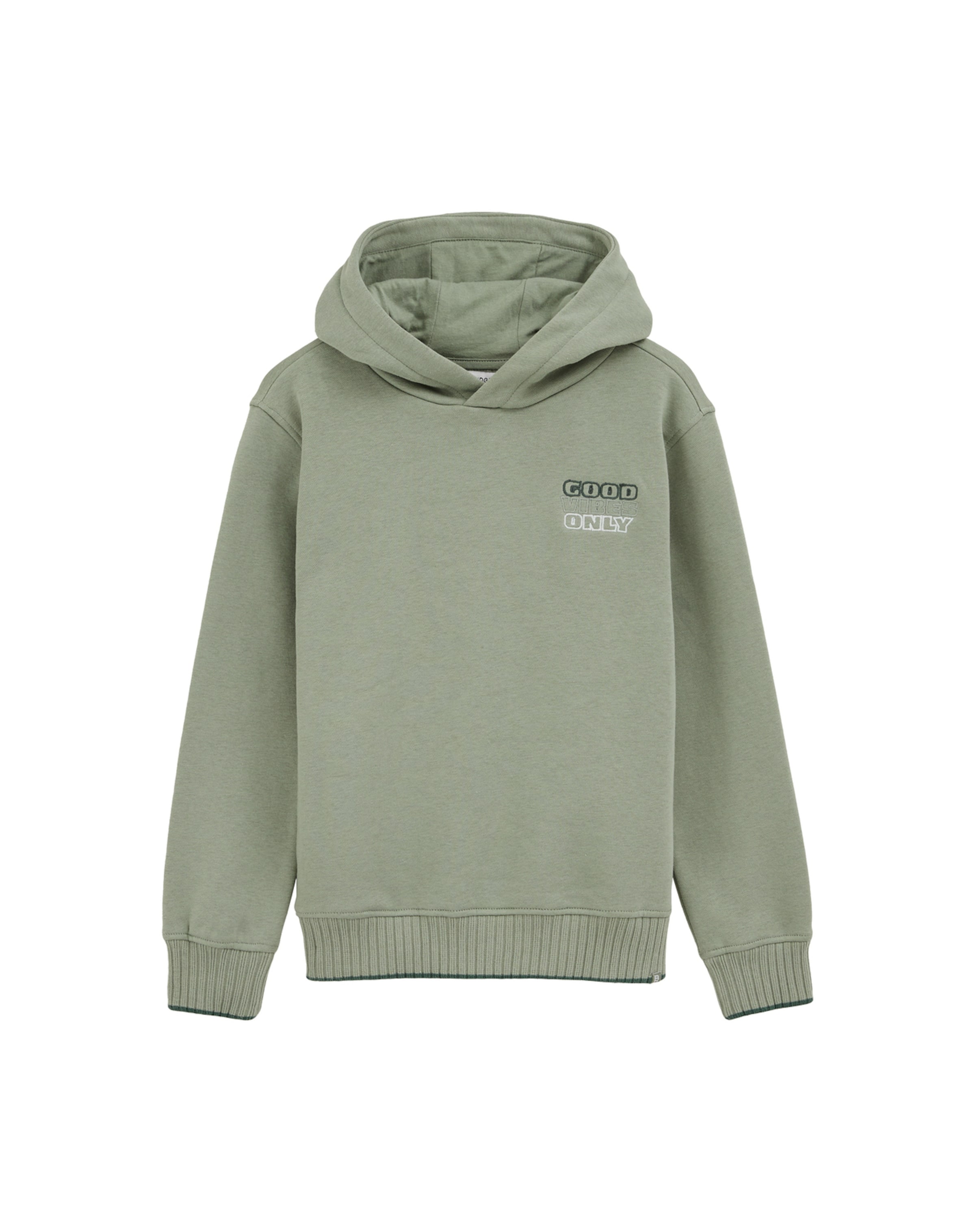 Sweat WE Fashion en vert : devant