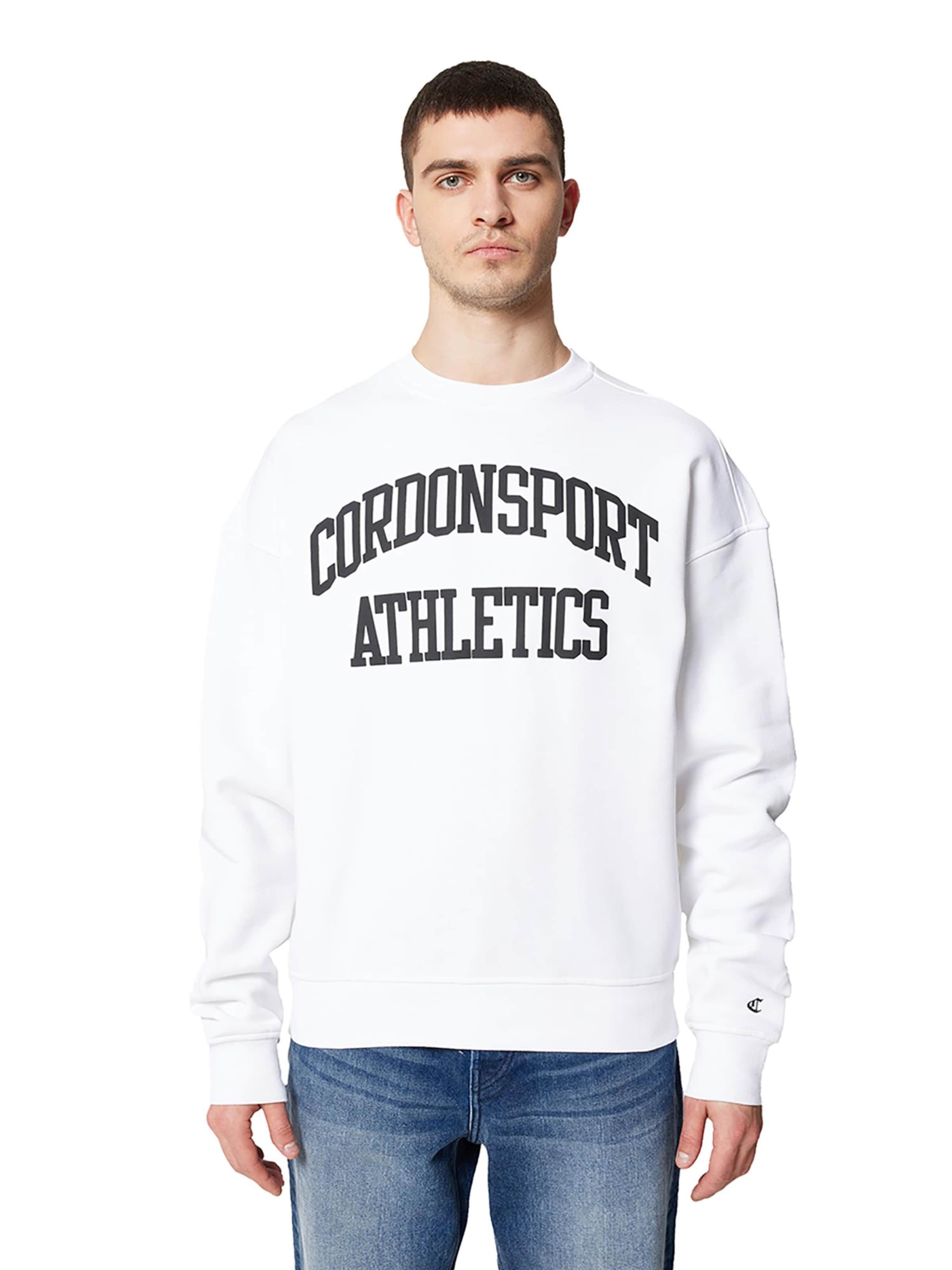 Cordon Sport Sweatshirt 'Diago' in White: front