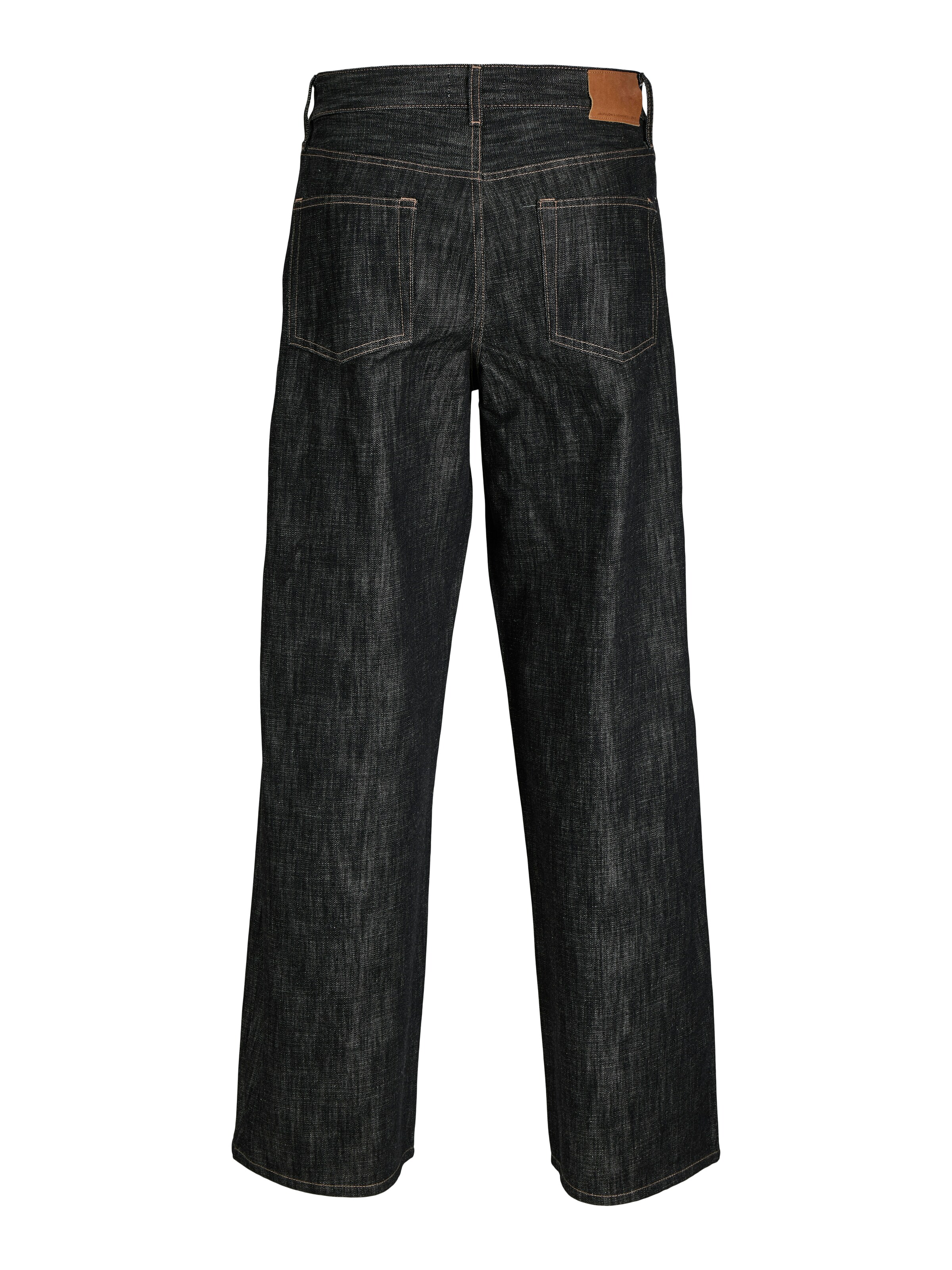 JACK & JONES Laiad sääred Teksapüksid 'JJIDave JJClassic', värv must