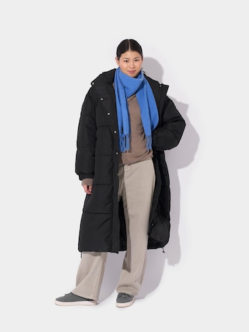 GOBI Cashmere Halsduk 'Unisex Cashmere Fringed Scarf' i blå