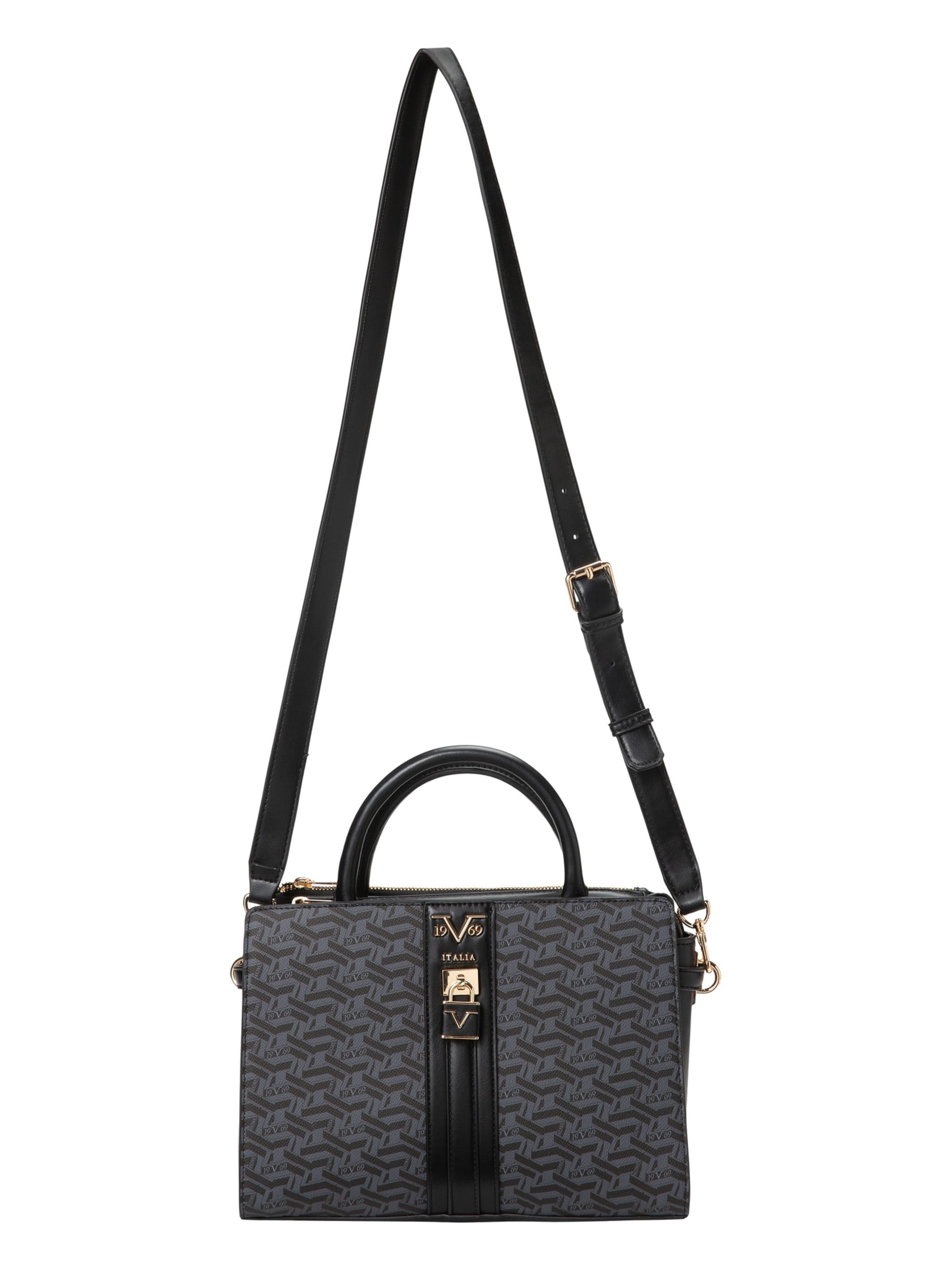 19V69 ITALIA Torba na ramię 'Lisana Aop' w kolorze szary: przód