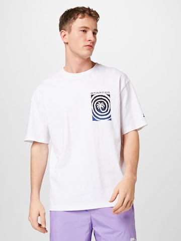 Starter Black Label Μπλουζάκι 'Palm' σε λευκό: μπροστά
