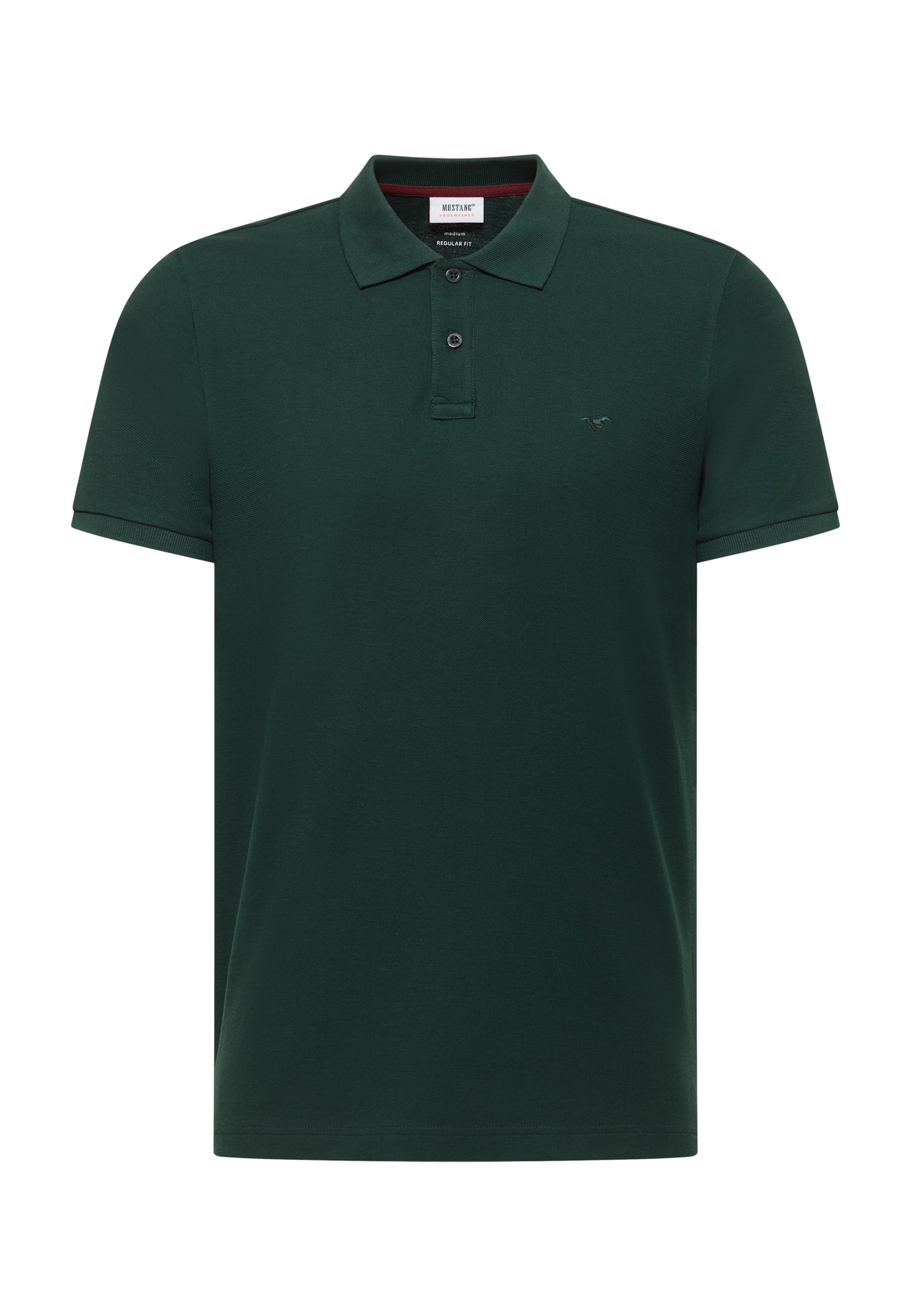 MUSTANG Poloshirt 'Style Palco' in Grün: Vorderseite