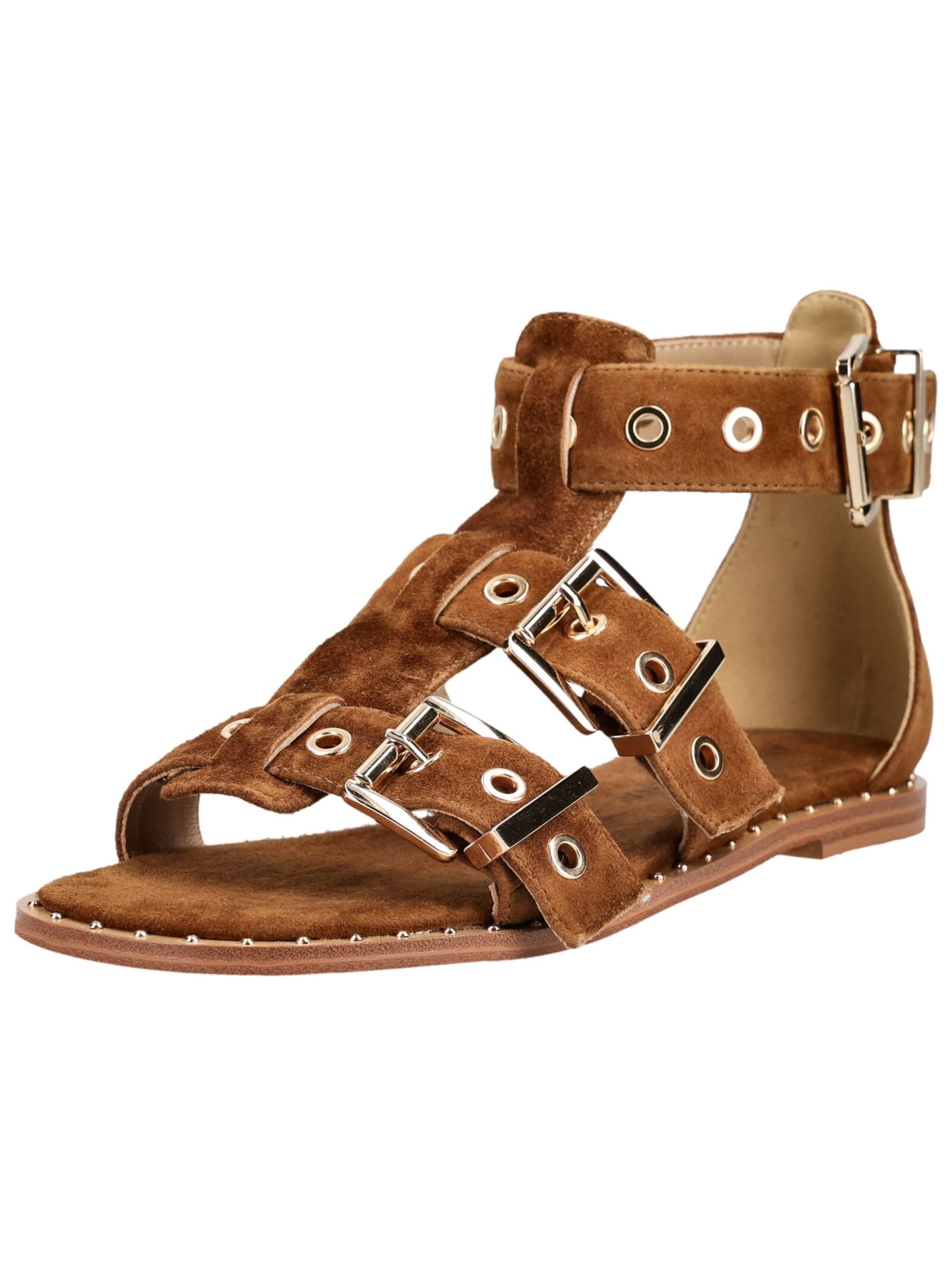 Alma En Pena Strap sandal in Brown: front