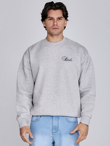 SikSilk Sweatshirt in Grey: front