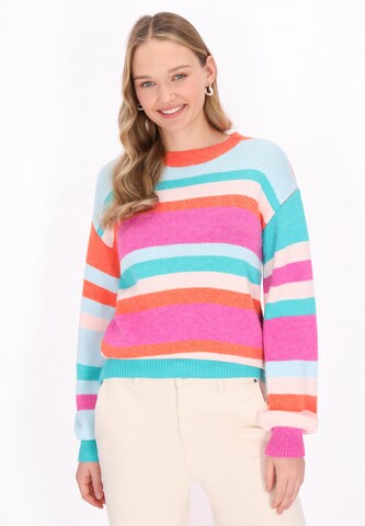 Pull-over 'Back To School' MYMO en mélange de couleurs : devant