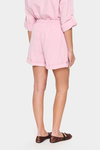 SAINT TROPEZ Loosefit Kalhoty – pink