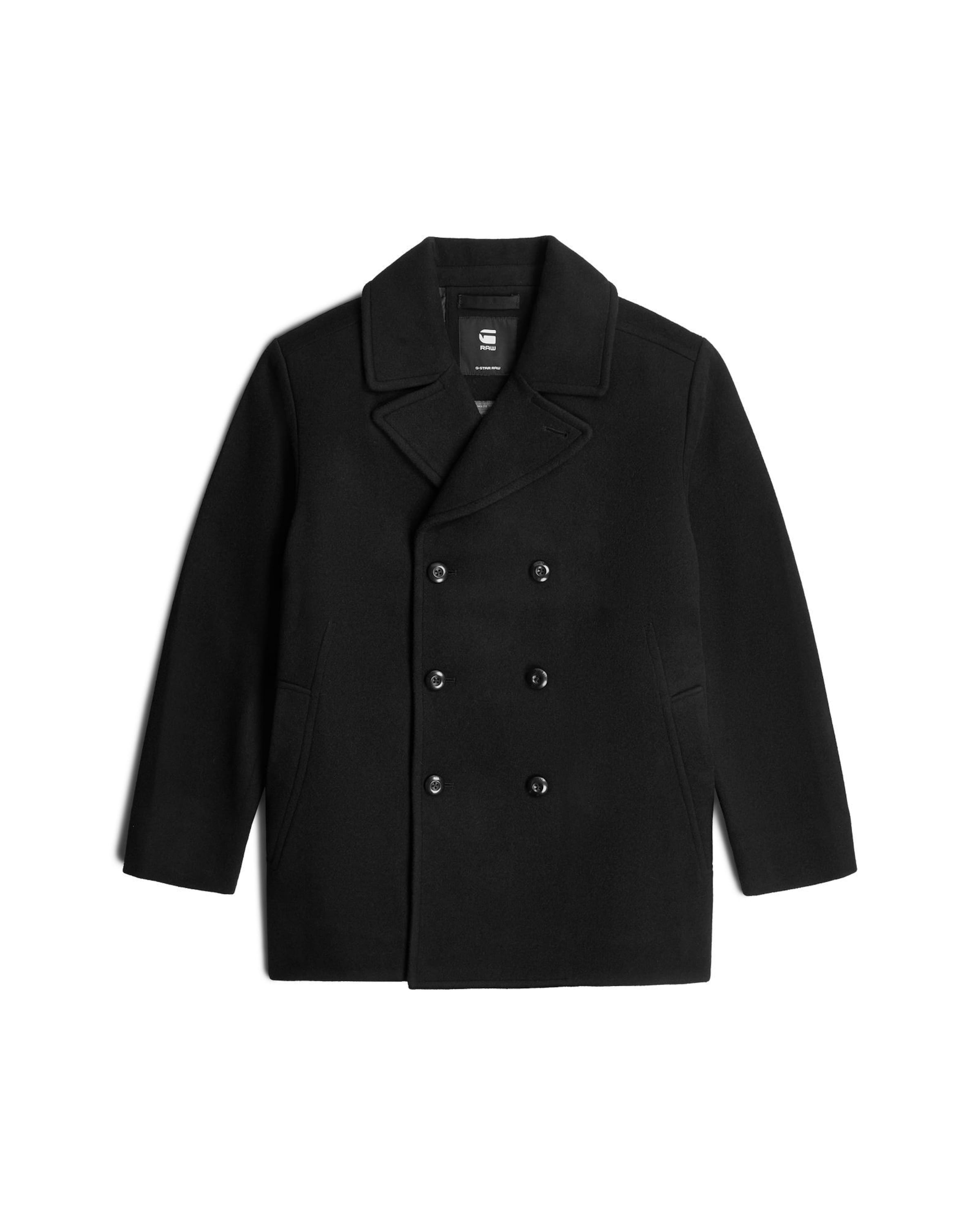 G-STAR Mantel 'Peacoat' in Schwarz: Vorderseite