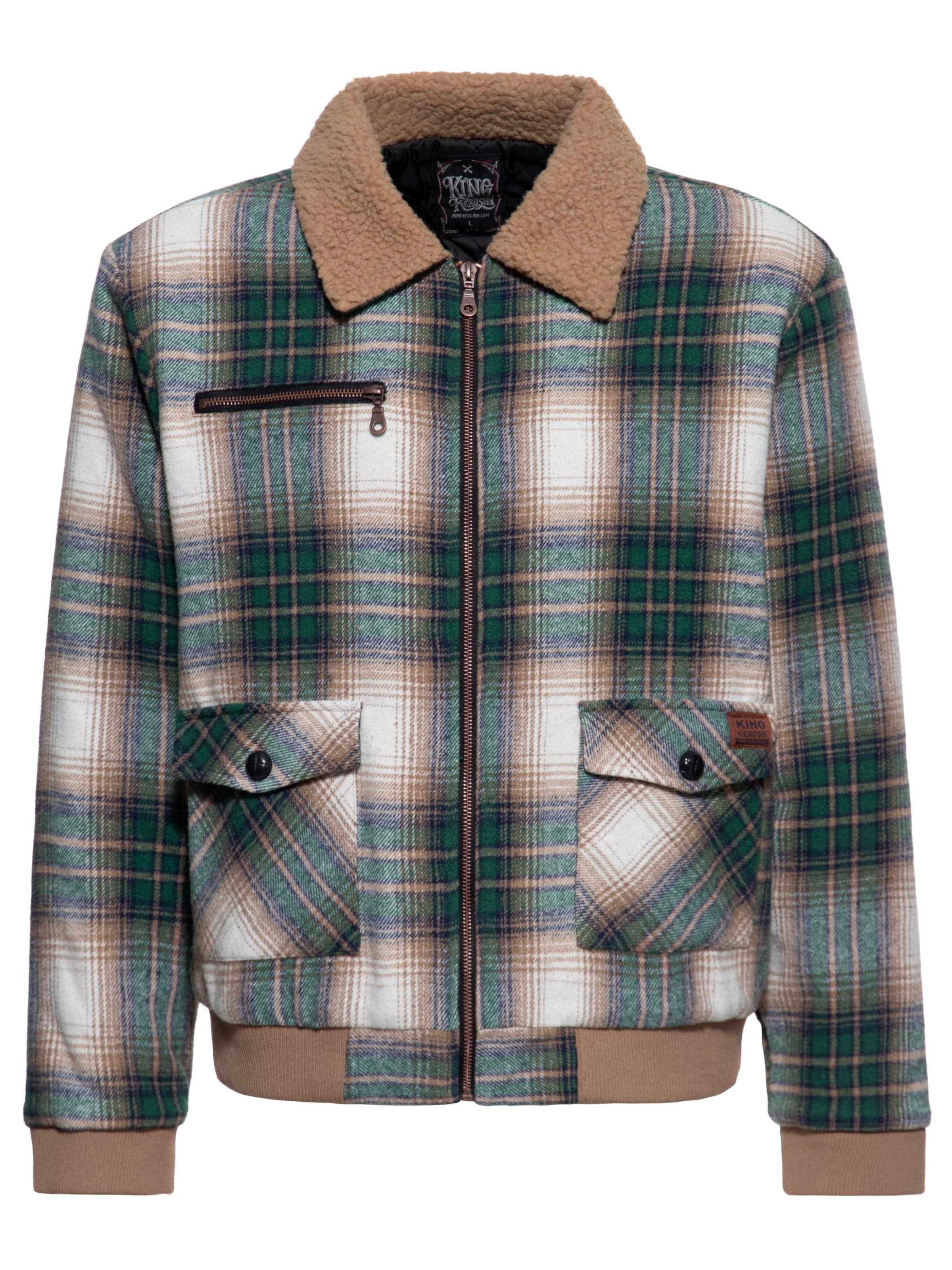 King Kerosin Winterjacke‌‌‌‌‌‌‌‌‌‌ in grün, Produktansicht